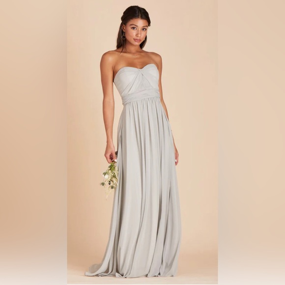 GRACE CONVERTIBLE DRESS DOVE GRAY SIZE M - Picture 7 of 13